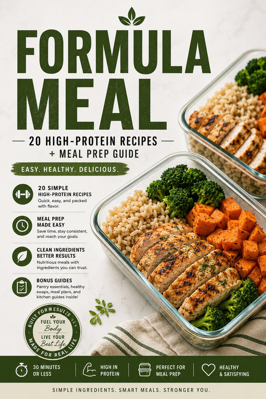 Formula Meal: Healthy Recipes Cookbook